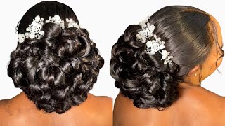 Elegant Bridal Hairstyle Step By STEP  Detailed Tutorial [upl. by Sileray]