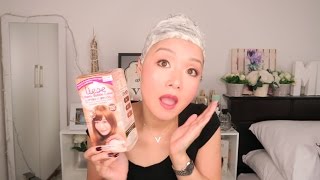 Trying Liese Creamy Bubble Hair Color  Review  Philippines [upl. by Ayhdnas]