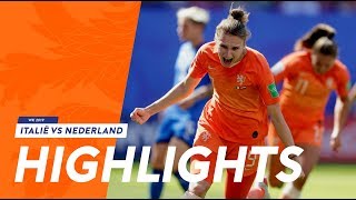 Highlights Italië  OranjeLeeuwinnen 2962019 WK 2019 [upl. by Disharoon]