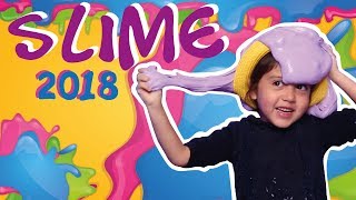 NUEVA RECETA DE SLIME 2018 RÁPIDA Y FÁCIL DE HACER SIN BORAX [upl. by Maxa]