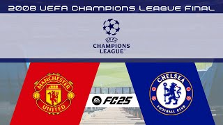 2008 UEFA Champions League Final but its EA FC 25 [upl. by Mattheus]