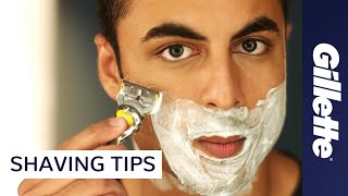 Shaving Tips for Men How to Shave Your Face  Gillette ProGlide Shield [upl. by Sone]