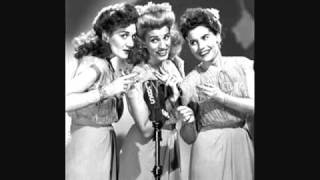 Chattanooga Choo Choo  The Andrews Sisters wonscreen lyrics [upl. by Relyuc106]