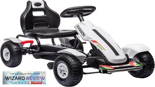 Aosom Kids Pedal Go Kart Outdoor Ride on Toys with Adjustable Seat Review [upl. by Ariay]