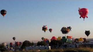 2010 Albuquerque International Balloon Fiesta Special Shapes Rodeo [upl. by Crim]