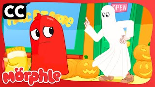 Morphles Ghostly Adventure 👻  Halloween Candy Hunt  Mila amp Morphle Literacy with Subtitles [upl. by Ailemak]