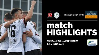 Highlights  Dundalk FC 30 Finn Harps [upl. by Sherr]