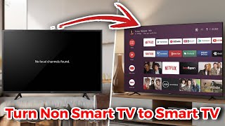 How to Convert Non Smart TV into Smart TV with Internet And Apps [upl. by Jeth]