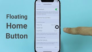 How to Get a Floating Home Button on iPhone 10 11 12 Pro [upl. by Leunammi]