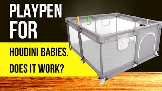 Playpen for escape artist babies [upl. by Sixel]