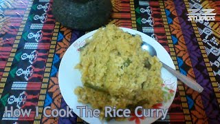 How I Cook The Rice Curry By Ziren  Easy amp Basic [upl. by Aihgn]