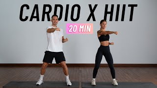 20 MIN CARDIO HIIT WORKOUT  ALL STANDING  Full Body No Equipment No Repeats [upl. by Adanama]