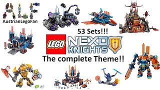 Lego Nexo Knights  Compilation of all Sets  The complete Theme [upl. by Eirac639]