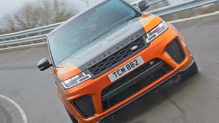 Range Rover Sport SVR 20182021 HighSpeed Test Drive [upl. by Calderon]