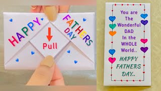 Surprise Message Card For FATHERS DAY🥰 Envelope Card For PAPA😍 dad shorts ytshorts viral diy [upl. by Jeb601]