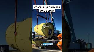 Le Archimède Wave Swim shorts sea metal water innovation bateau art electricity boat [upl. by Inohs]