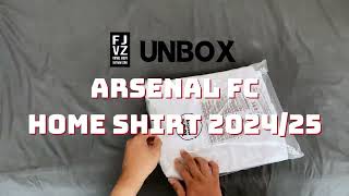 Unboxing Arsenal home kit 202425 [upl. by Sineray]