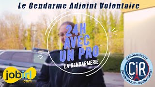 GENDARME ADJOINT VOLONTAIRE  24 H AVEC UN PRO  JOBIRL [upl. by Eiramyllek]