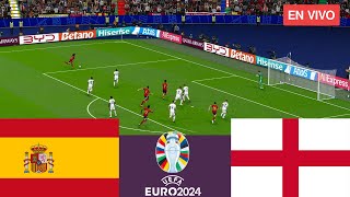 España vs Inglaterra EN VIVO Finales Eurocopa 2024 Partido completo  Videojuegos de simulación [upl. by Malchy473]