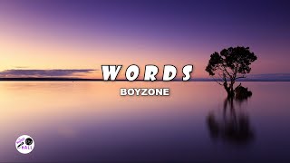 Words  Boyzone Lyrics [upl. by Hamehseer]