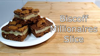 How to make Biscoff Millionaires Slices [upl. by Chamberlin]