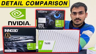 T400 vs 750ti vs 1030ti vs 710gt  Full Detail Comparison  t400 [upl. by Absalom]