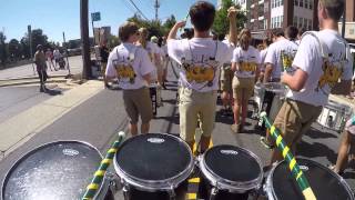 Damascus HS Drumline Labor Day Parade 2015 [upl. by Remde]