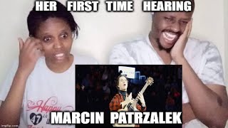 MARCIN PATRZALEK Reaction  HER FIRST TIME HEARING  When NBA Hires Just One Guitarist for Halftime [upl. by Dnana]