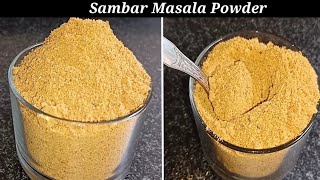 Homemade Sambar Masala Powder  Sambar masala  sambar powder recipe [upl. by Garret]