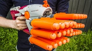 NERF MEGA SHOTGUN PROTOTYPE  Thunder Hornet Overview [upl. by Tager]