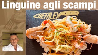 Come fare le linguine agli scampi  non fare questi errori [upl. by Ahseenat]