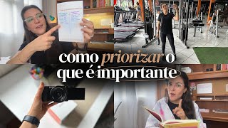 Como priorizar o que e importante VLOG da vida real [upl. by Ima]