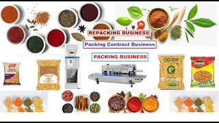 Repacking Business low investment Small Business Home based packing Business [upl. by Reiss]