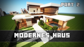 Kleines MODERNES HAUS  Minecraft Tutorial  Part 2 [upl. by Atteuqaj]