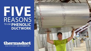 5 Reasons to Use Phenolic PreInsulated Ductwork  Installation Fabrication and Manufacturing [upl. by Nyrak151]