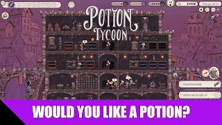 Ive Become Succesfull Potion Tycoon In Alchemy Workshop Management Sim  Potion Tycoon [upl. by Sadnak911]