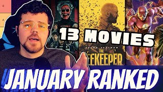 January 2024 Movies RANKED Tier List [upl. by Eleumas982]