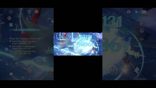 44 second Ayaka Freeze Spiral Abyss Floor 12 genshinimpact floor12 shorts [upl. by Isak908]