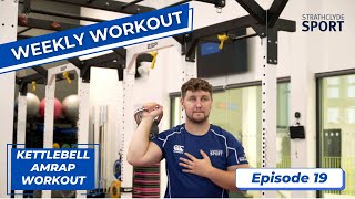 Ep19 Kettlebell AMRAP workout with Ross [upl. by Celestina]