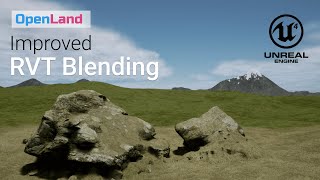 Whats Possible With Improved Unreal Runtime Virtual Texture RVT Blending support in OpenLand [upl. by Navillus80]