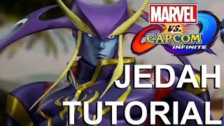 Jedah Basics Tutorial  Marvel vs Capcom Infinite Guide [upl. by Duffie714]