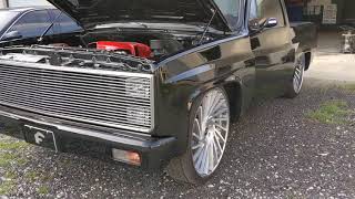 Stitched by slick 85 c10 Cadillac interior swap [upl. by Ynahteb389]