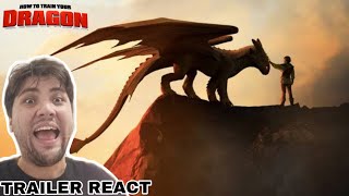 REACT  COMO TREINAR SEU DRAGÃO EM LIVE ACTION teaser trailer [upl. by Corissa128]