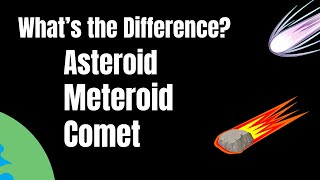 AsteroidCometMeteors Whats the Difference [upl. by Rennane]