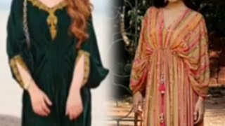 Stylish Kaftan dress designs ideas  Long Kaftan​ Designs 2025 Arabic kaftan [upl. by Teddie]