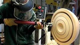 Woodturning Bowl Coring Blooper  Kel McNaughton System [upl. by Zimmerman701]