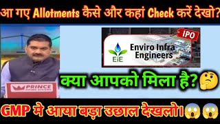 Enviro Infra Engineers IPO  Enviro Infra Engineers IPO Allotment Status  Latest IPO News [upl. by Nhepets]