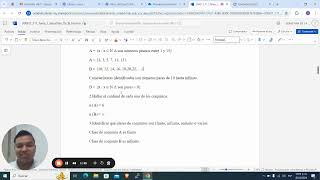 Ejercicio de Aplicación de Teoría de Conjuntos  Tarea 3 [upl. by Aissela]