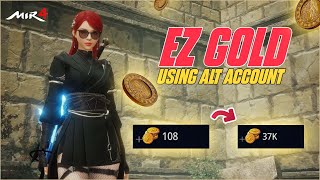 EZ GOLD FOR ALT ACCOUNTS TAGALOG  MIR4 TIPS [upl. by Idmann]