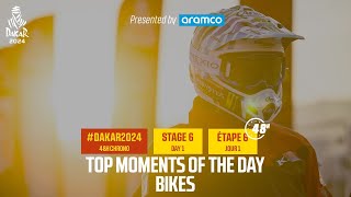 Bikes Top moments  Stage 6  Dakar2024 [upl. by Fulbert]